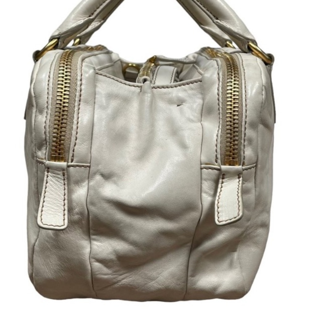 Rare Pre-Owned Authentic Miu Miu Ivory Off-White … - image 8